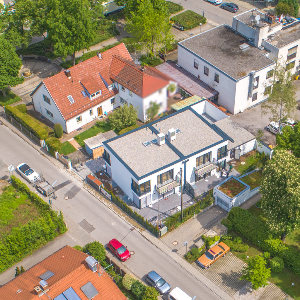 Luftbild Doppelhaus