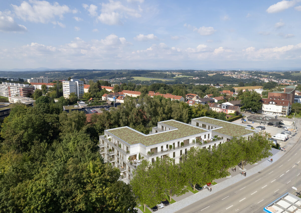 Architekturvisualisierung einer Immobilie in Bayern